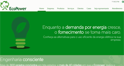 Desktop Screenshot of ecopower.com.br