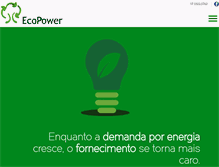 Tablet Screenshot of ecopower.com.br